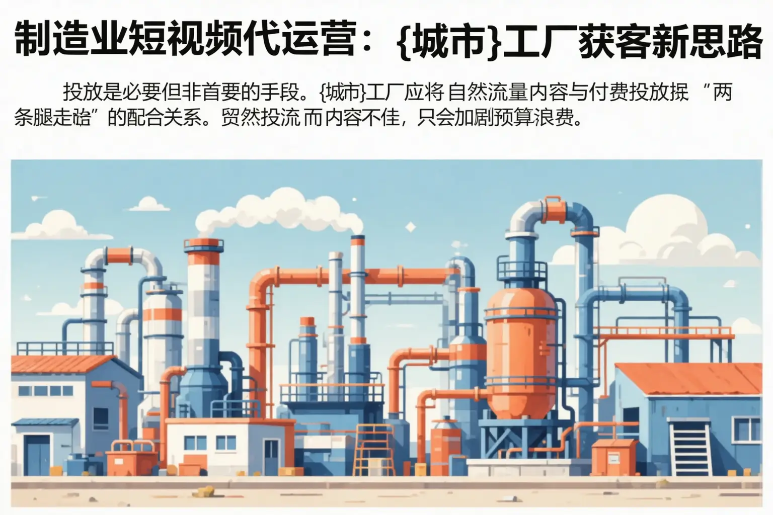 制造业短视频代运营：怒江工厂获客新思路