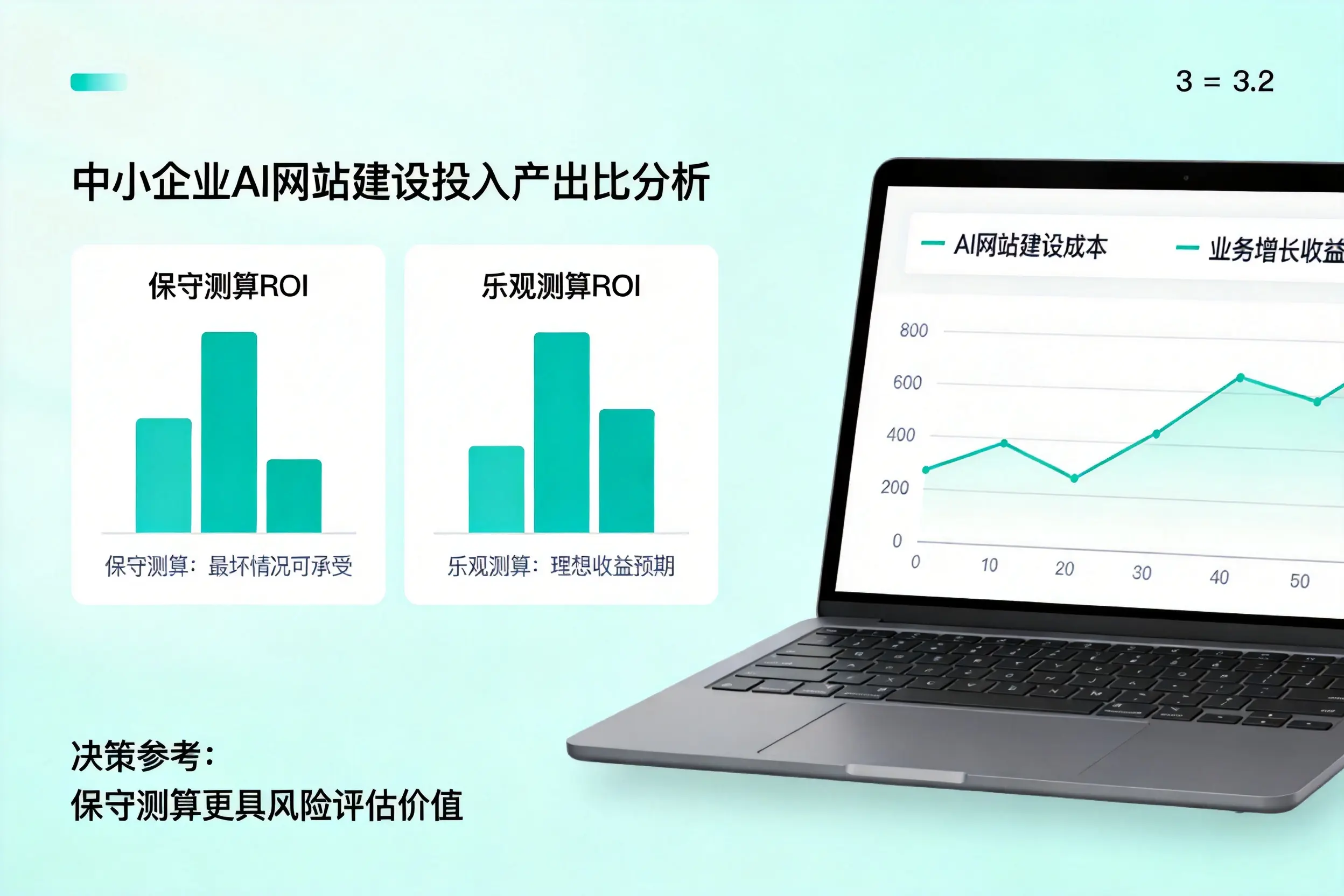 怒江中小企业AI网站建设投入产出比怎么算?先看这份分析