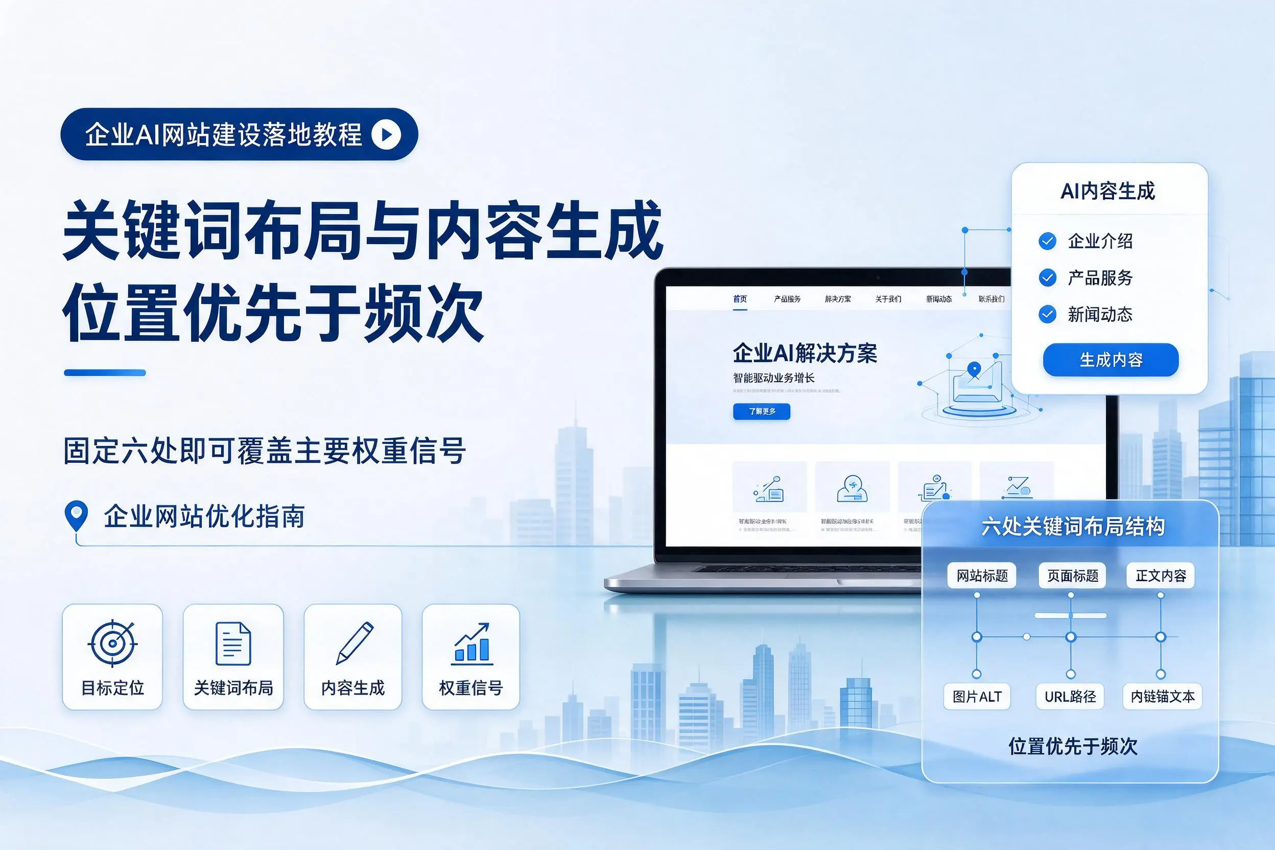 怒江企业AI网站建设落地教程:关键词布局与内容生成