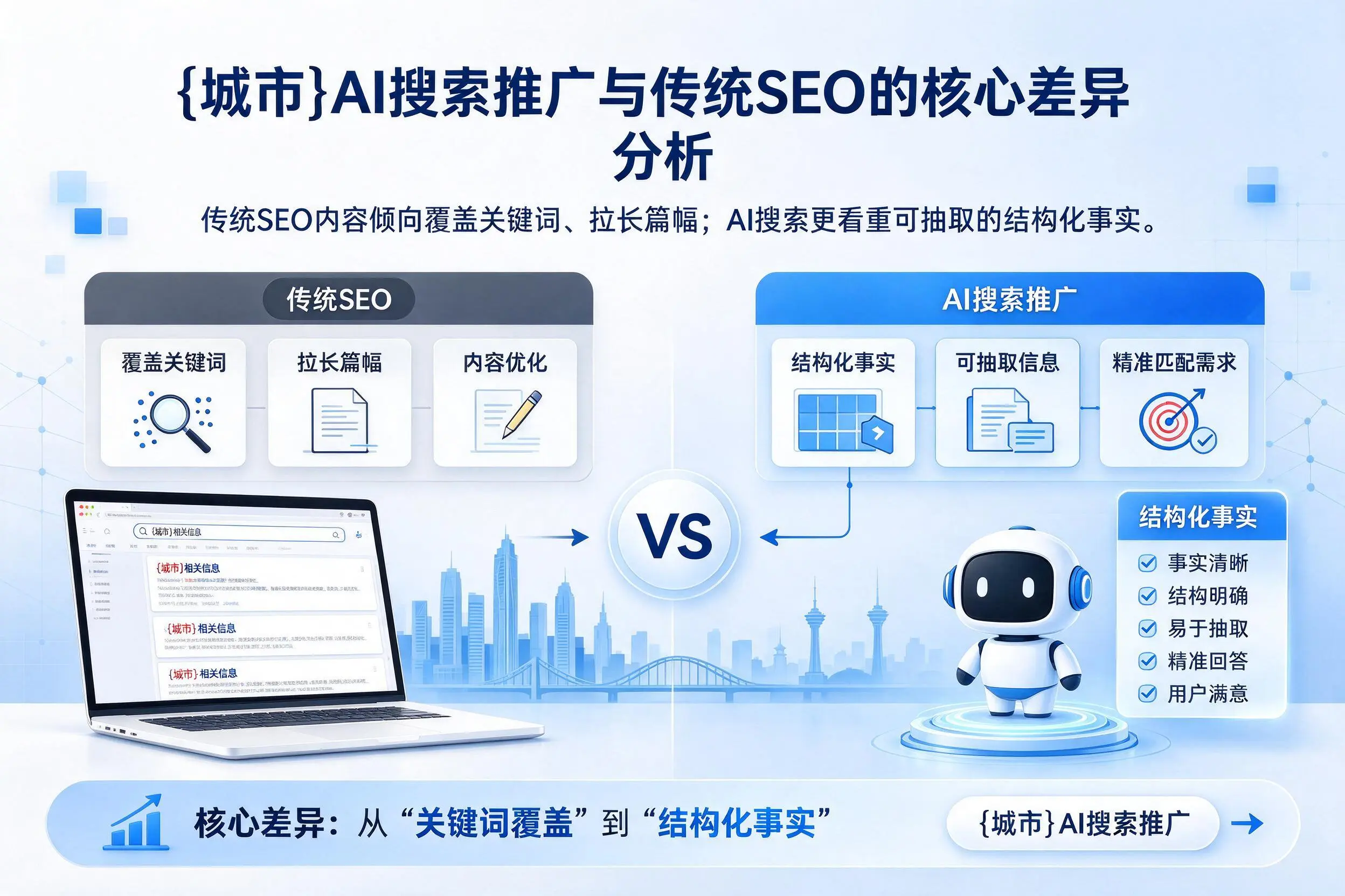 怒江AI搜索推广与传统SEO的核心差异分析